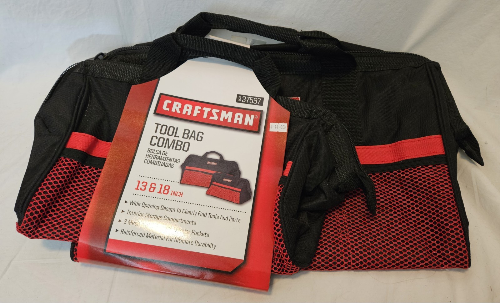 CRAFTSMAN Tool Bag Combo 13″ & 18″ NEW
