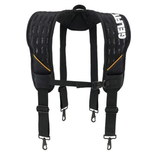 Toughbuilt GelFit Suspenders Adjustable Mesh Straps Work Tool Belt / TB-CT-51G