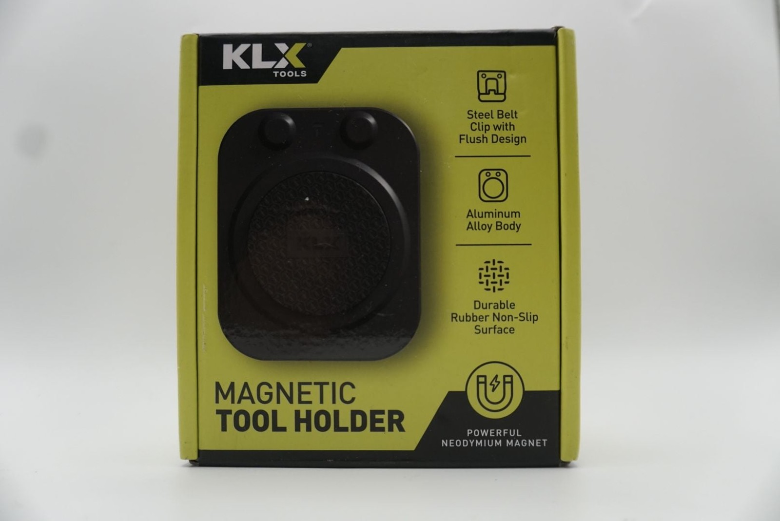KLX Tools Magnetic Tool Holder with Steel Belt Clip