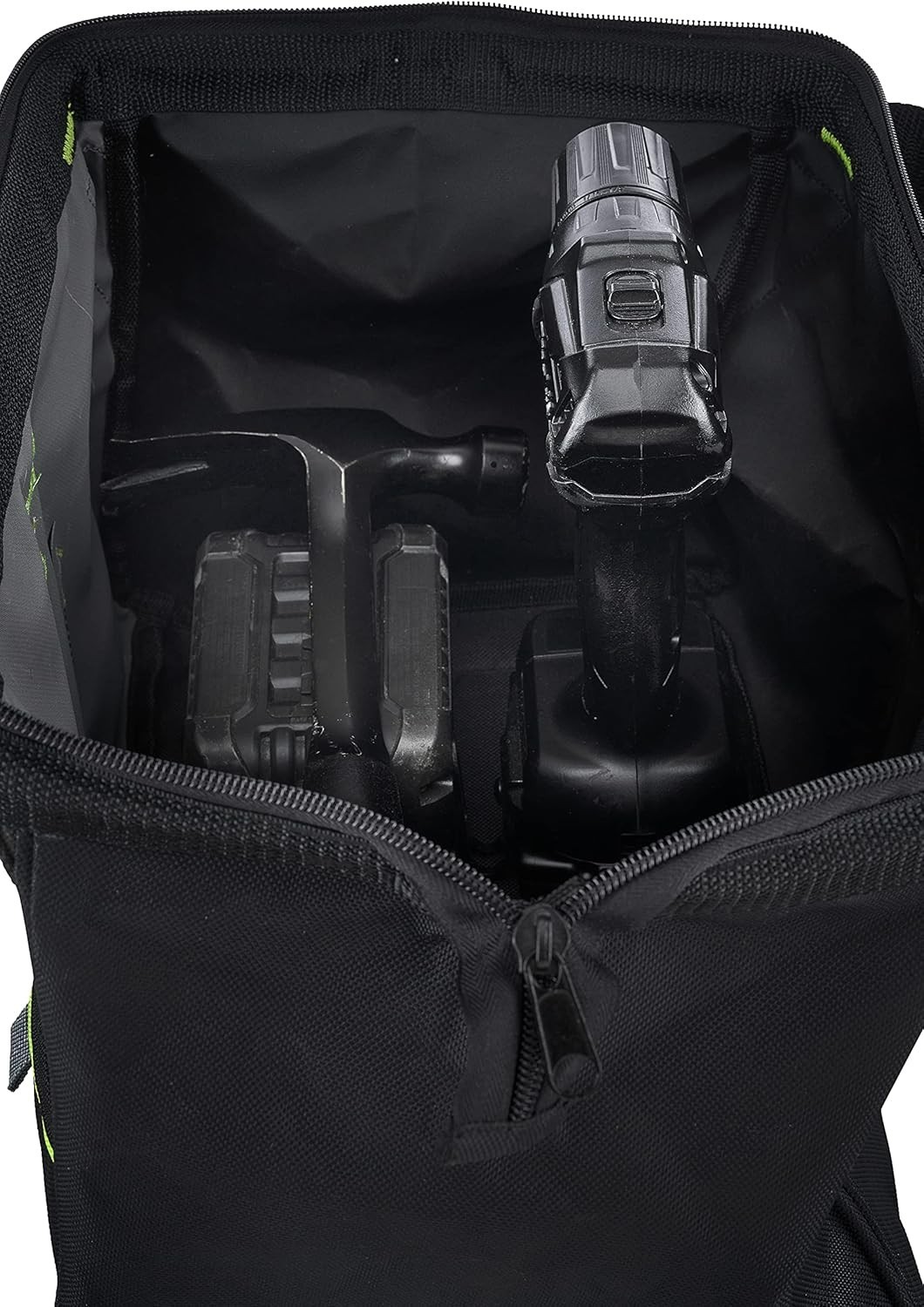 Tool Bag Premium Durable Tool Tote Bag 15 inch for Professional Contractor Black