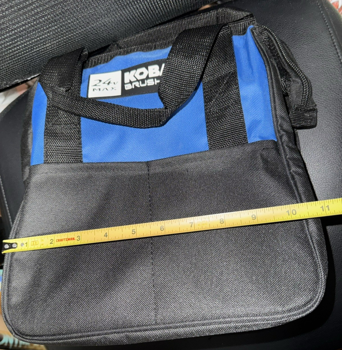 NEW Kobalt 24V Max Heavy Duty Zippered Tool Bag 10″x6″x12″ OEM Bag FREE SHIPPING