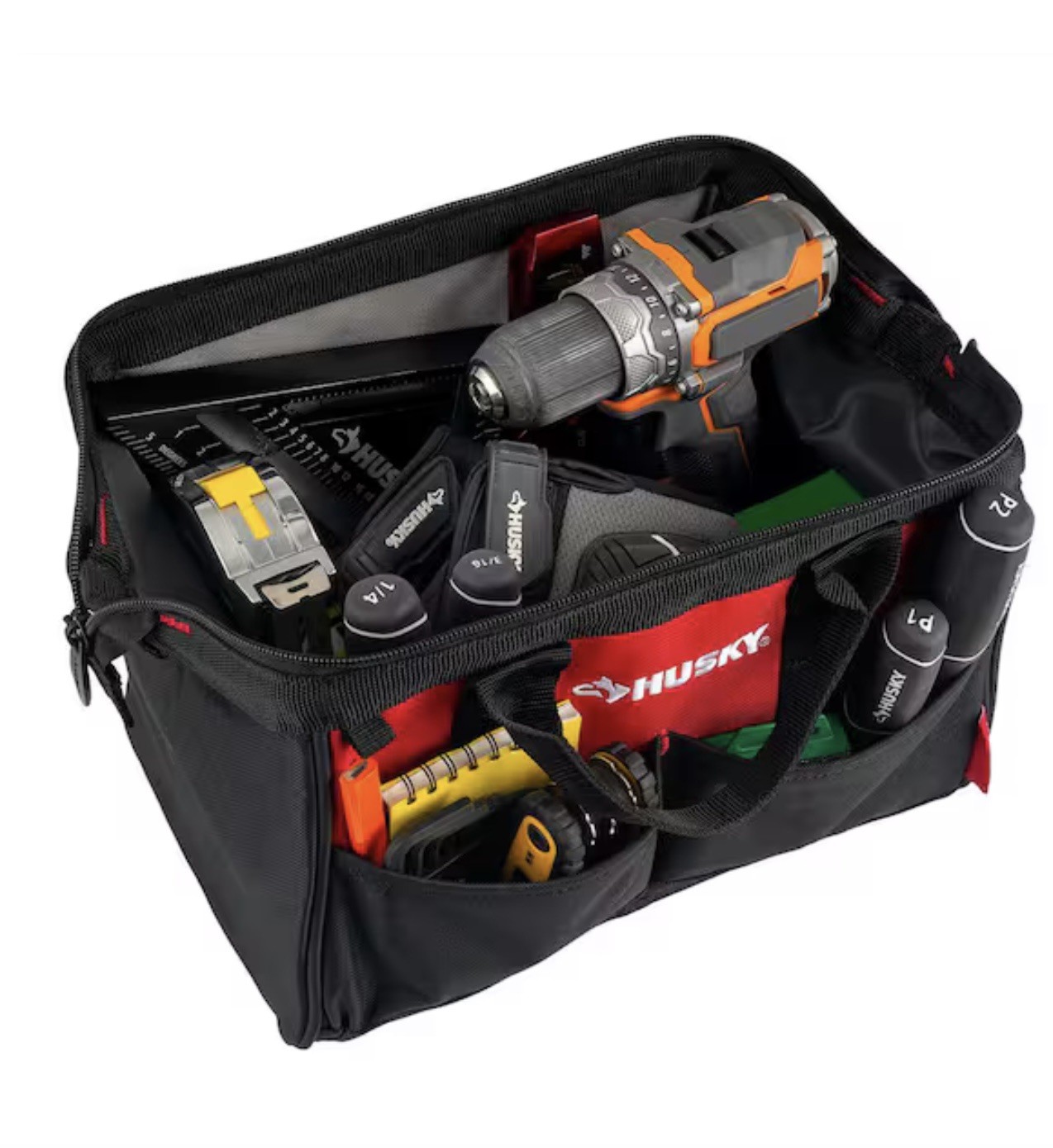 Husky 18 in., 15 in. and 12 in. Tool Bag Combo # HD60258A-TH-FD