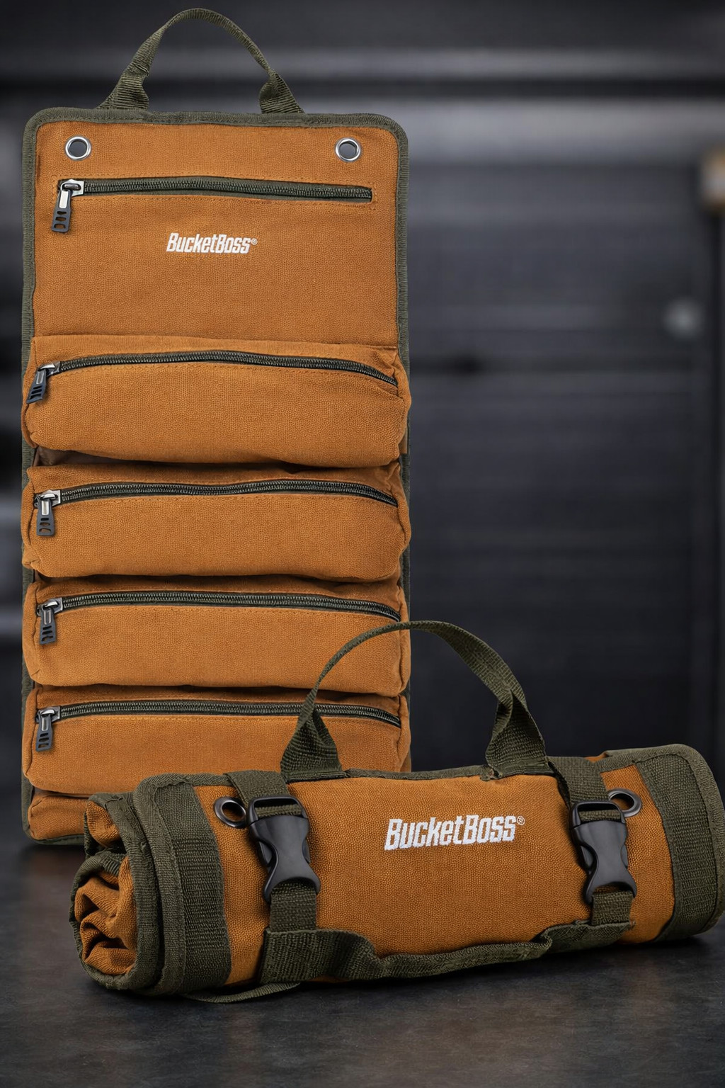 Bucket Boss – Super Roll, Tool Bags – Original Series (74004) , Brown NEW