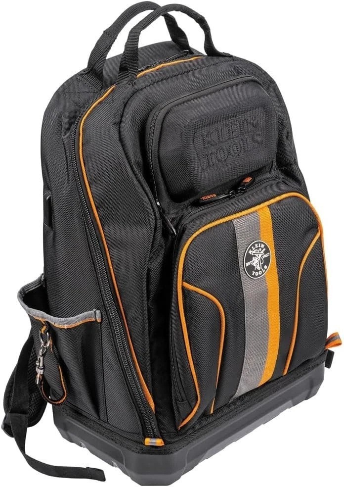 XL Tradesman Pro Tool Backpack, 40 Pockets, Molded Bottom, Jobsite Ready, USB-C