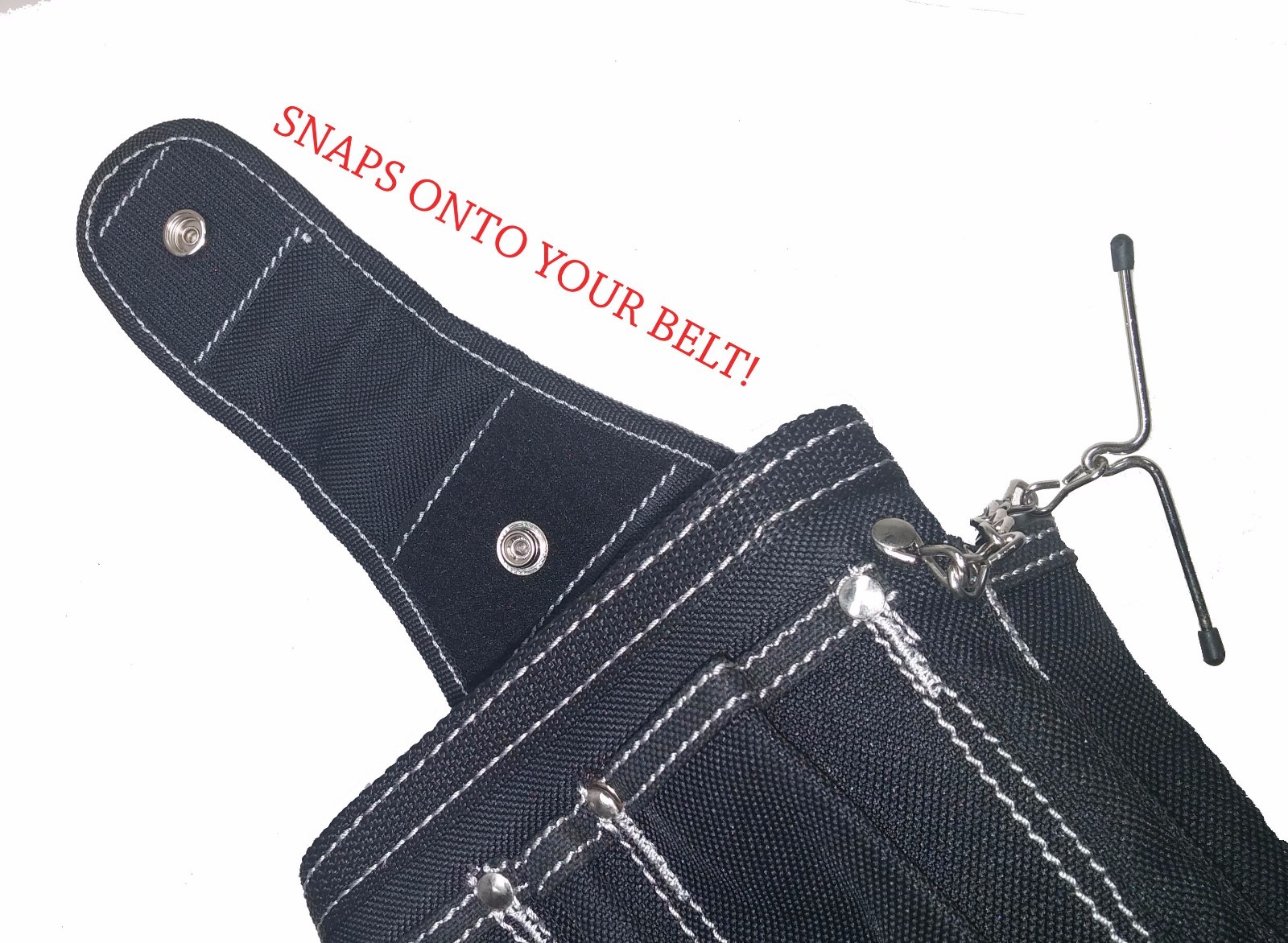 Gatorback Technician Tool Pouch w/ Tape Chain and 9 pockets.