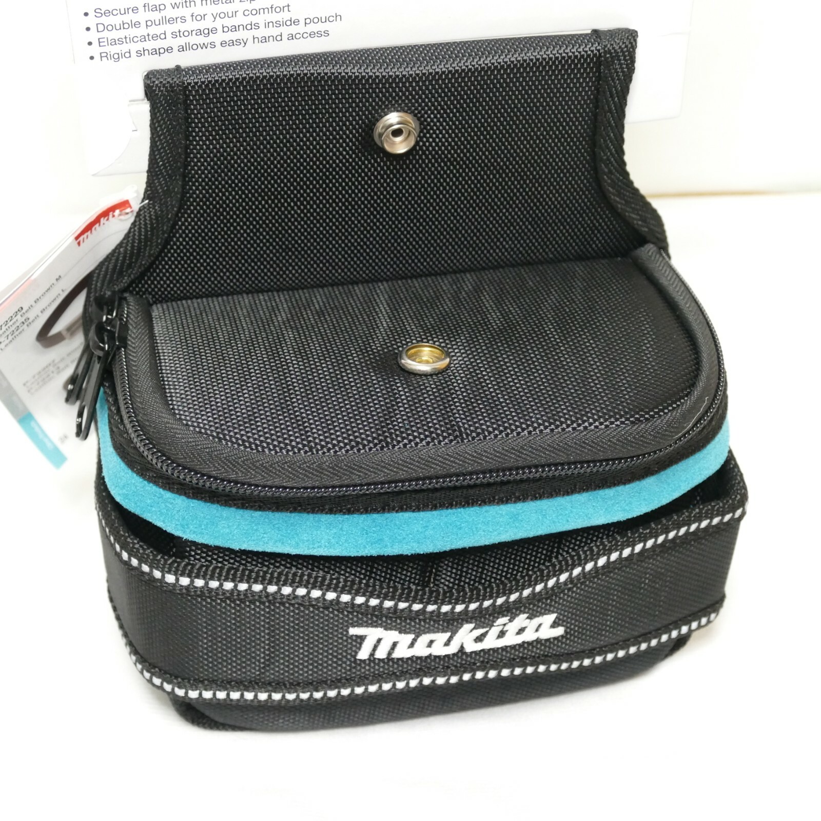 Makita E05206 Zip Top Pouch, Top open lock button P-71962_follow-up model