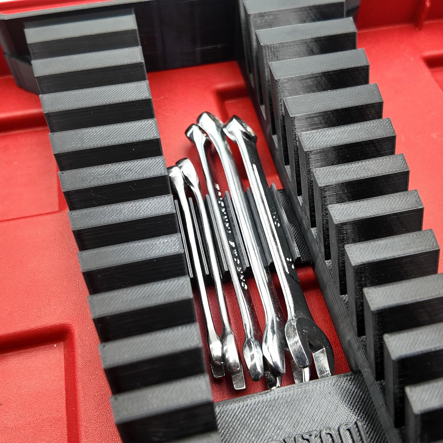 Wrench Liner and Insert for Milwaukee Packout Slim Storage Organizer