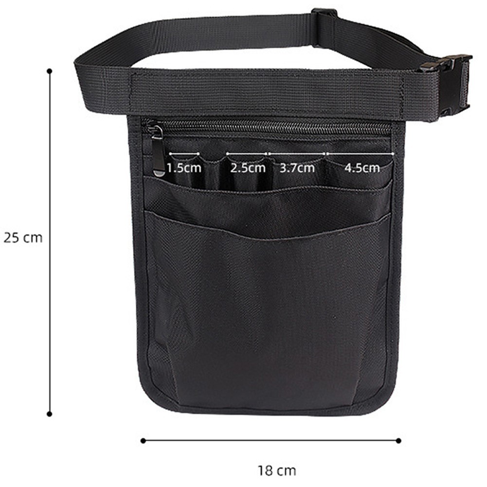 Lightweight Waterproof Waist Bag with Various Pockets for Organization