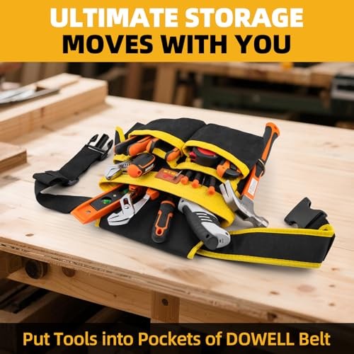 Tool Belt for Men, Professional Toolbelt Pouches with Quick Access Style A