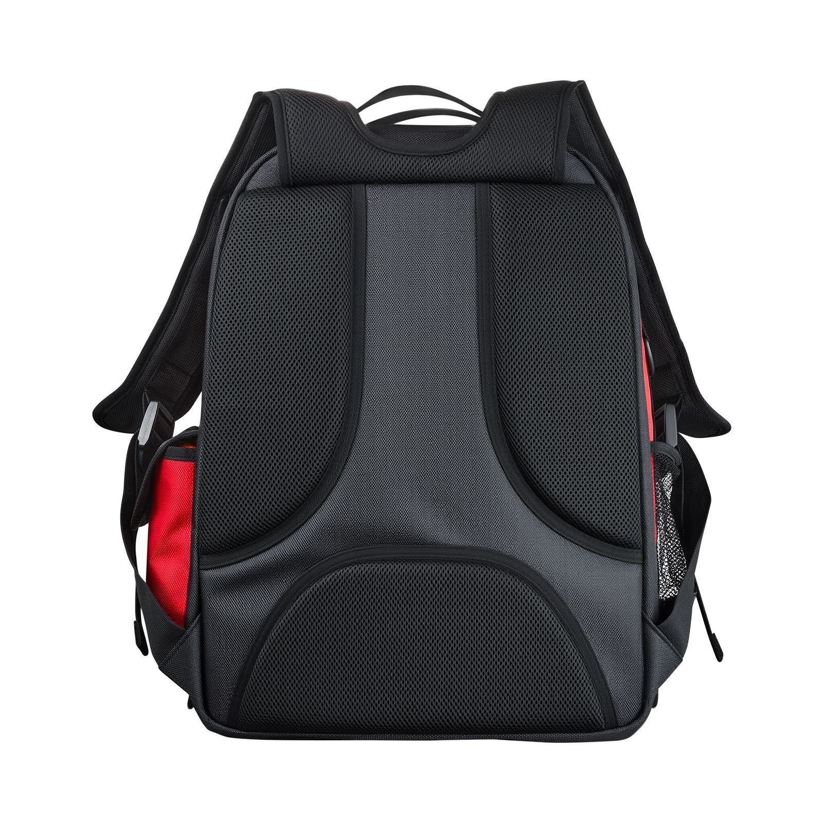 25.2L Welder Backpack, 1680D Polyester, 50lb Load, Helmet & Tool Storage