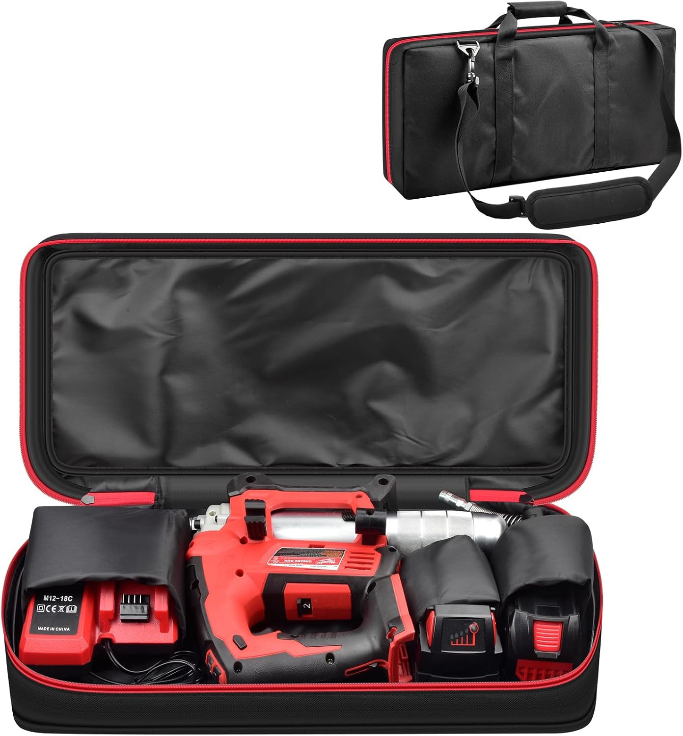 Case Compatible with 2646-20/2646-21Ct Grease Gun, Bare Tool Portable Carrying S