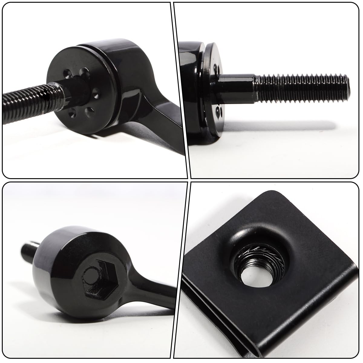 Saddlebag Mount Kit, Set of Hard saddlebag Lever Lock mounting for Harley 199…