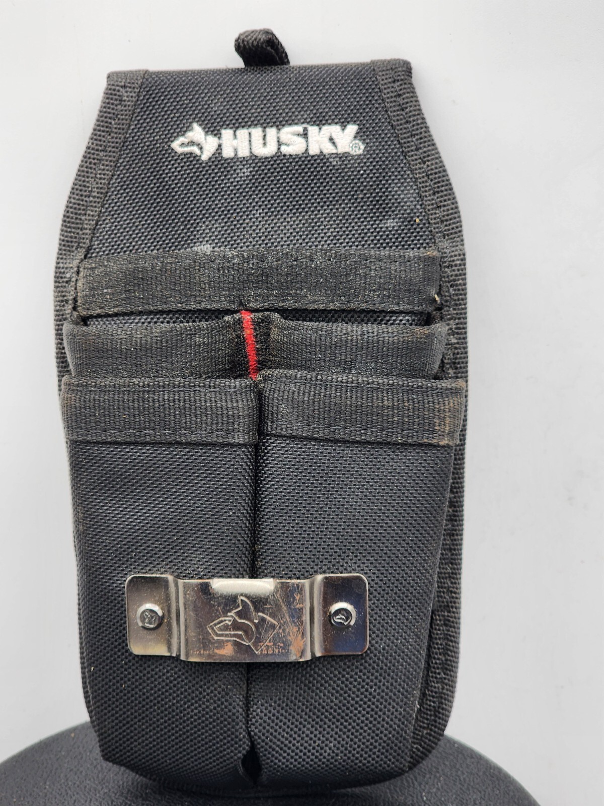 Husky Pouch Bag Organizer BELT 5- Piece for Parts/Tools, Assorted Sizes – Black