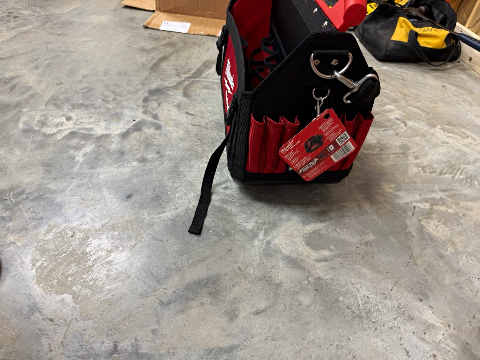 Milwaukee Packout Tool Tote Bag Organizer w/ Handle Shoulder Strap Red/Black