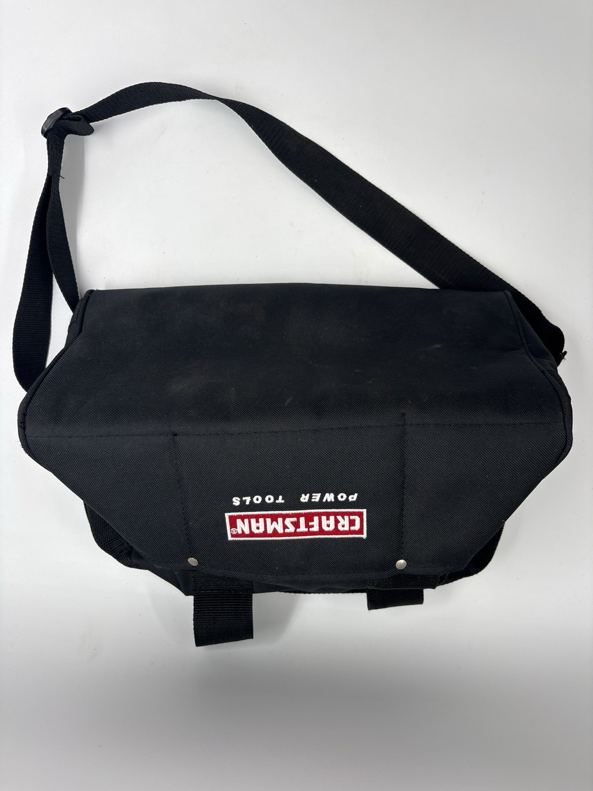 Craftsman’s Tool Bag Padded Handle Adjustable Strap Pockets Heavy Duty Preowned