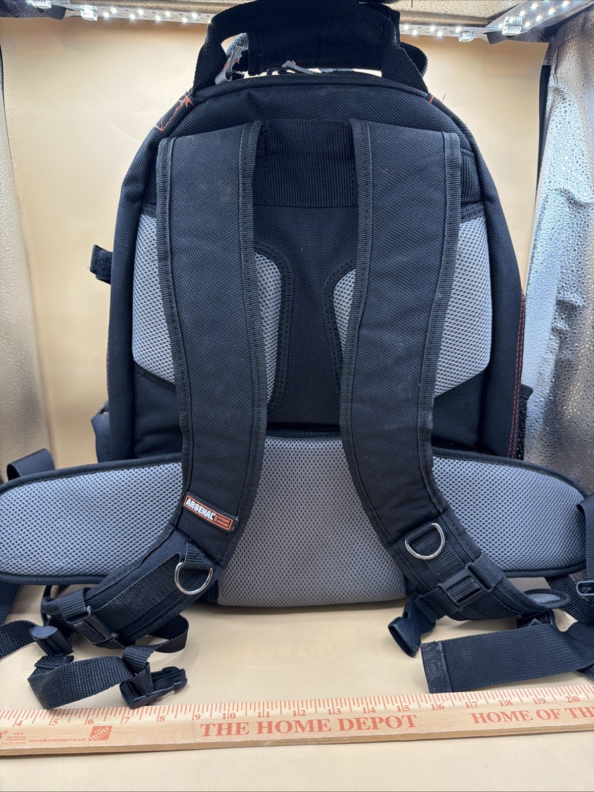 Ergodyne Arsenal 5843 Tool Backpack Dual Compartments Black Regular