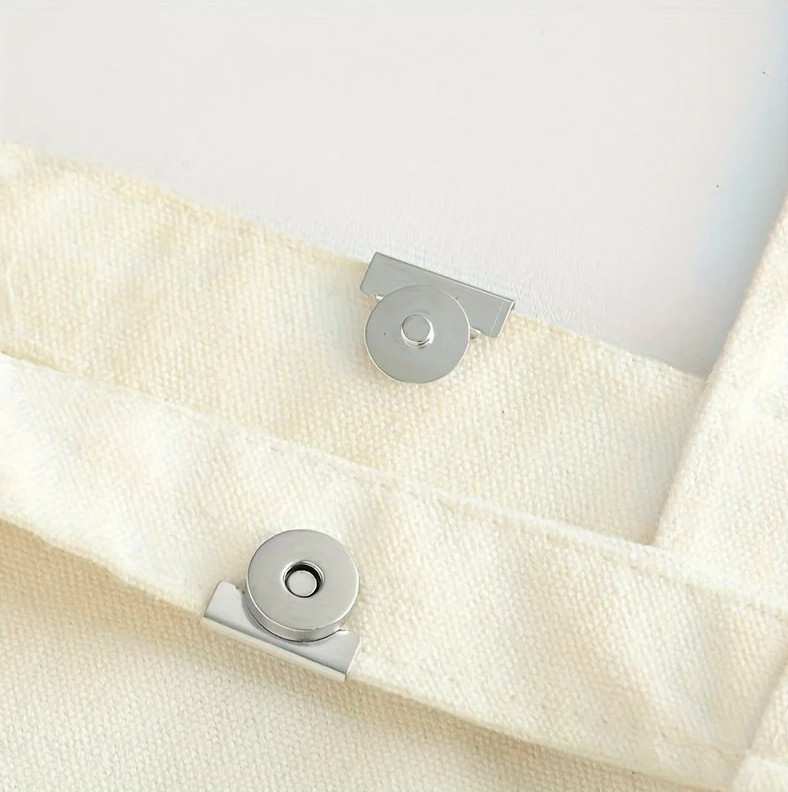 4pcs Magnetic Bag Snap Buckle Hidden Seam Free Button Set Bag Snap Accessories
