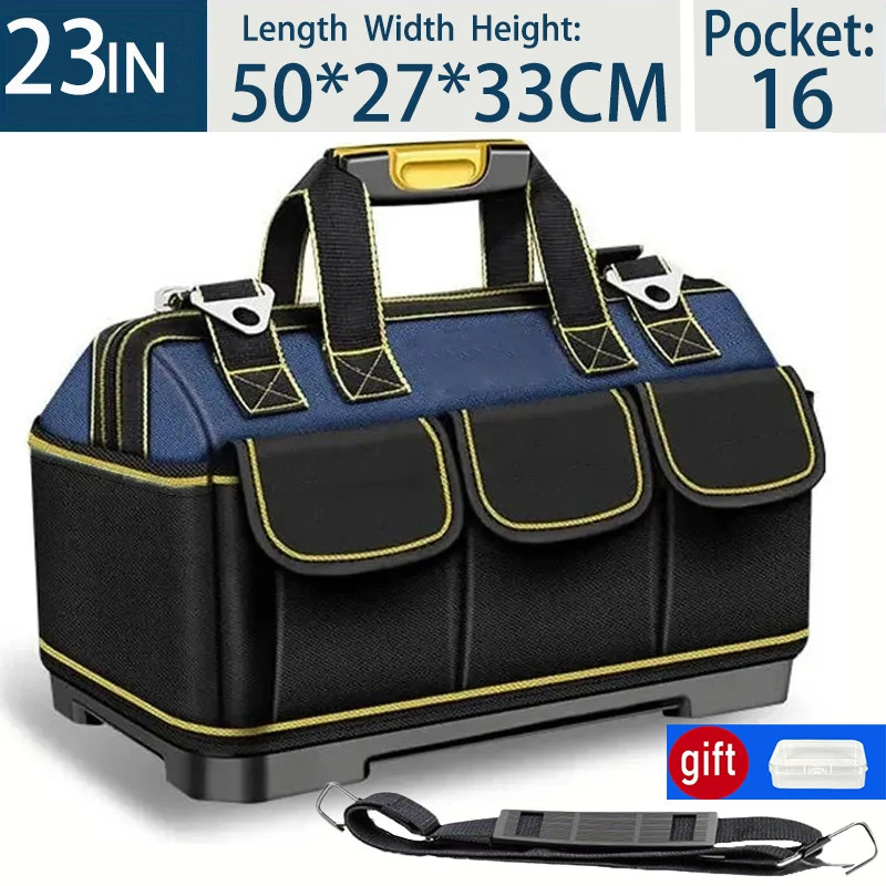 Multifunctional 13in-23inch Tool Bag Thicken big Capacity Waterproof Wear-Resist
