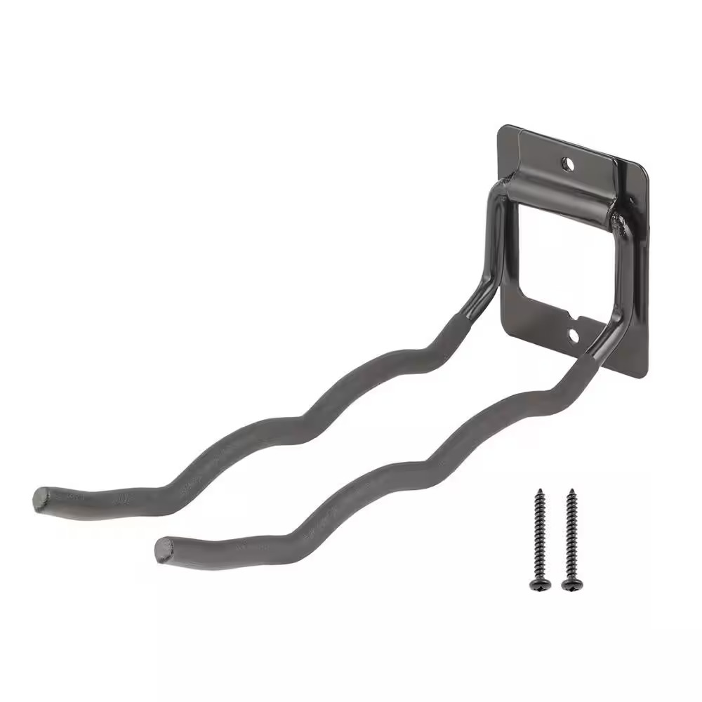 Husky Flip Up Tool Holder Heavy Duty Steel Wall Mount 50lb Garage Storage