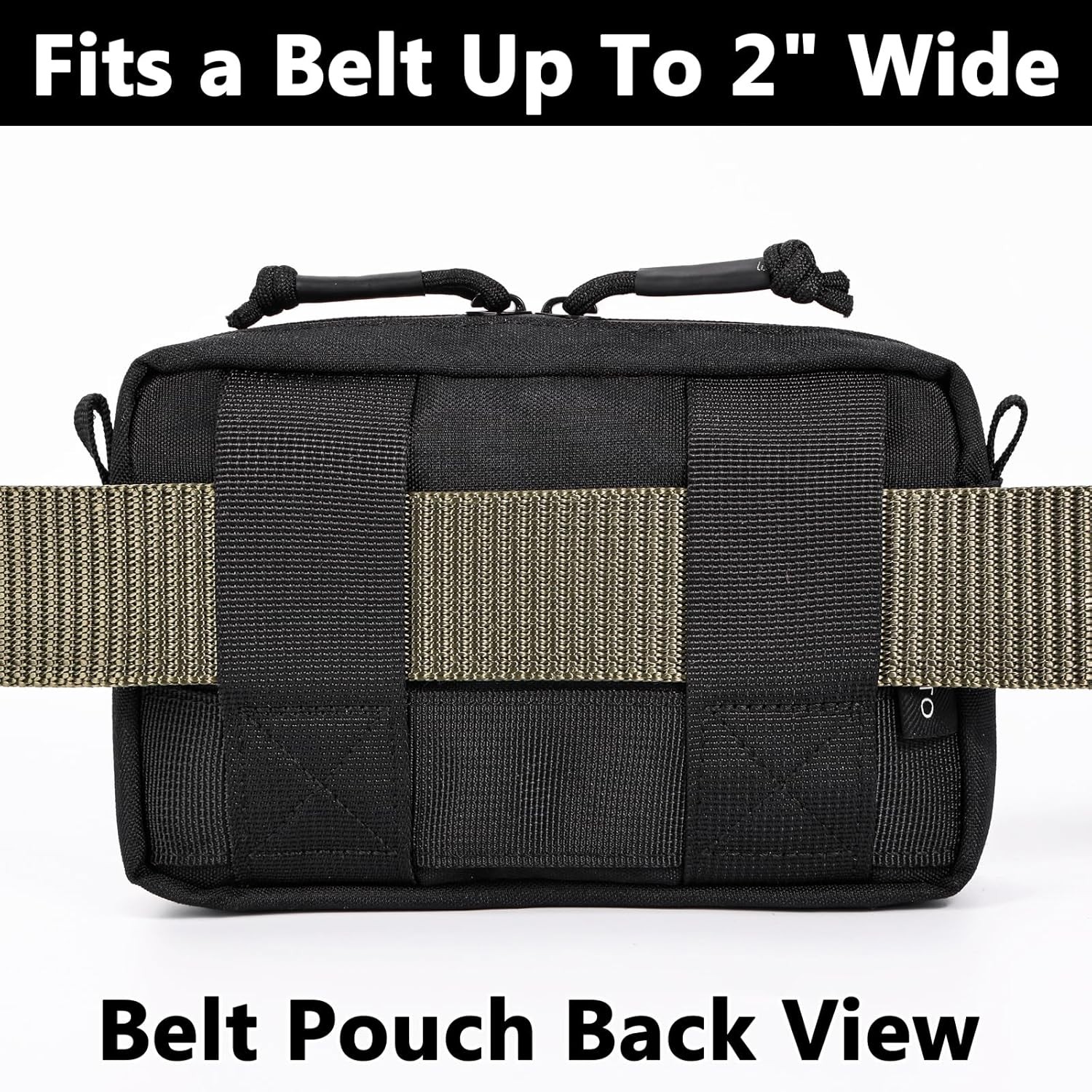 Men’s EDC Belt Pouch Organizer Phone Holder Nylon Waist Bag For 6.7 in Phone