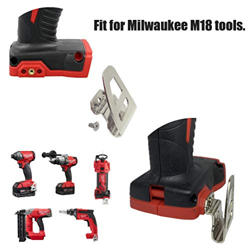 Replacement Belt Clip Hook for Milwaukee Work with M18 tool Impact Metallic
