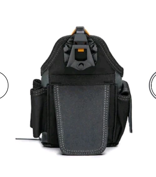 ToughBuilt TB-CT-34 Small Electrician Tool Pouch ClipTech Belt Clip 13 Pockets