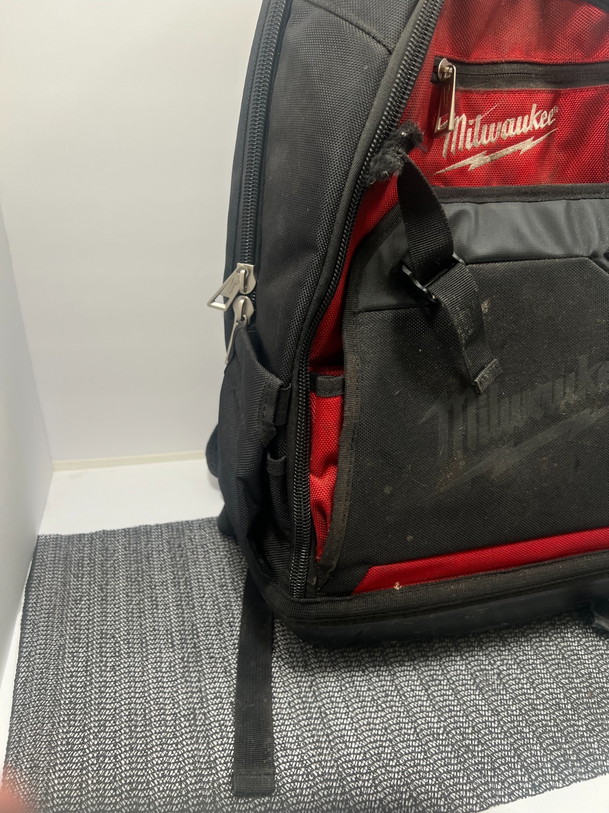 Milwaukee Tools Denier Ballistic Jobsite Backpack Black Water Resistant Work