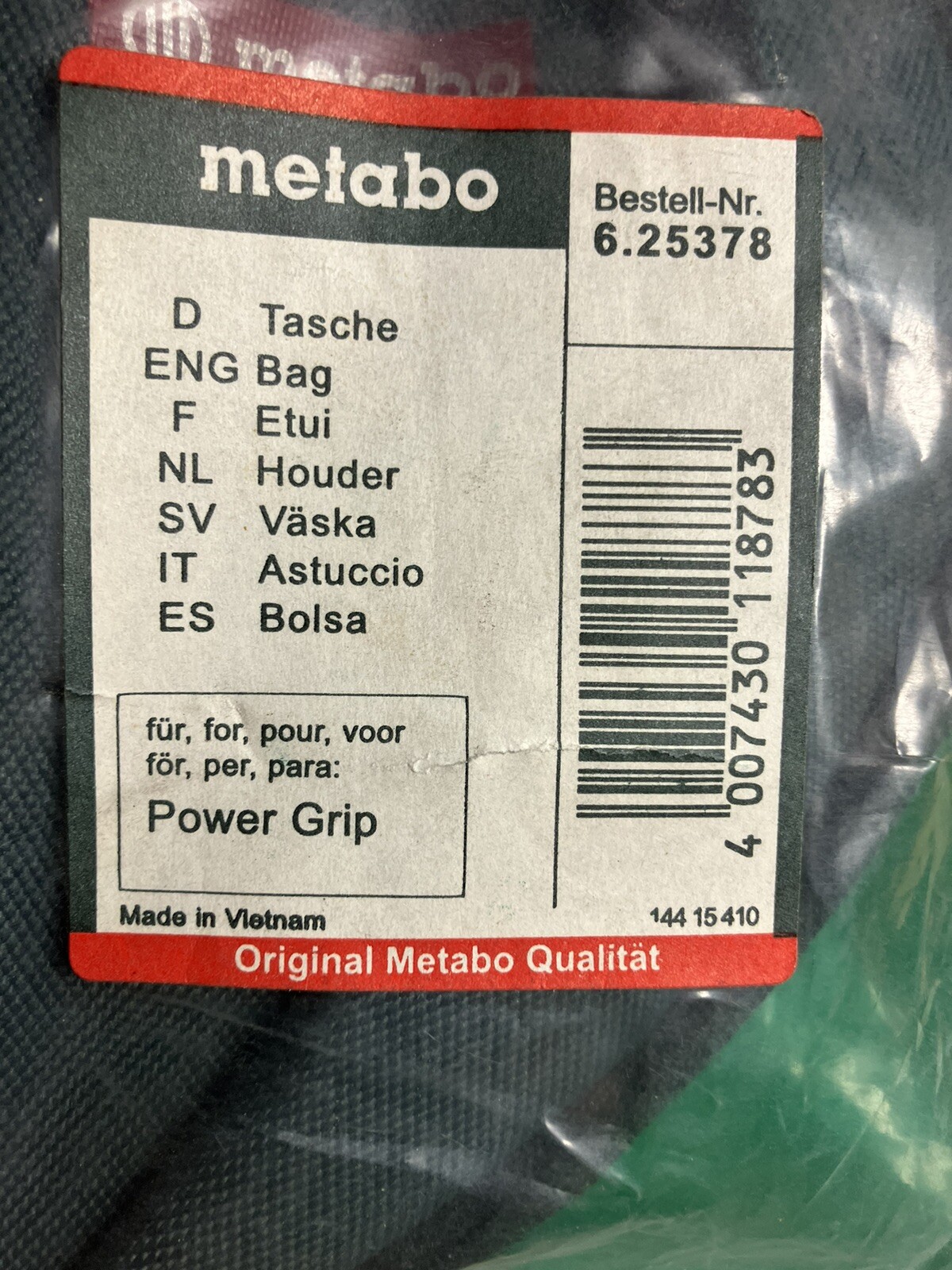 NEW OLD STOCK Metabo 6.25378 Drill Holster for PowerMaxx Plus Grip Driver