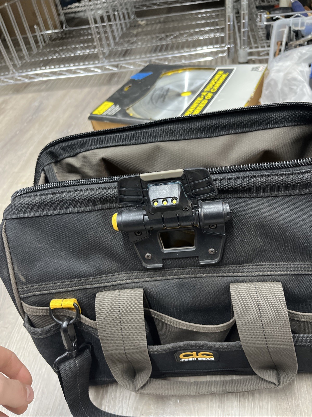 CLC TECH Gear Tool Bag With Light