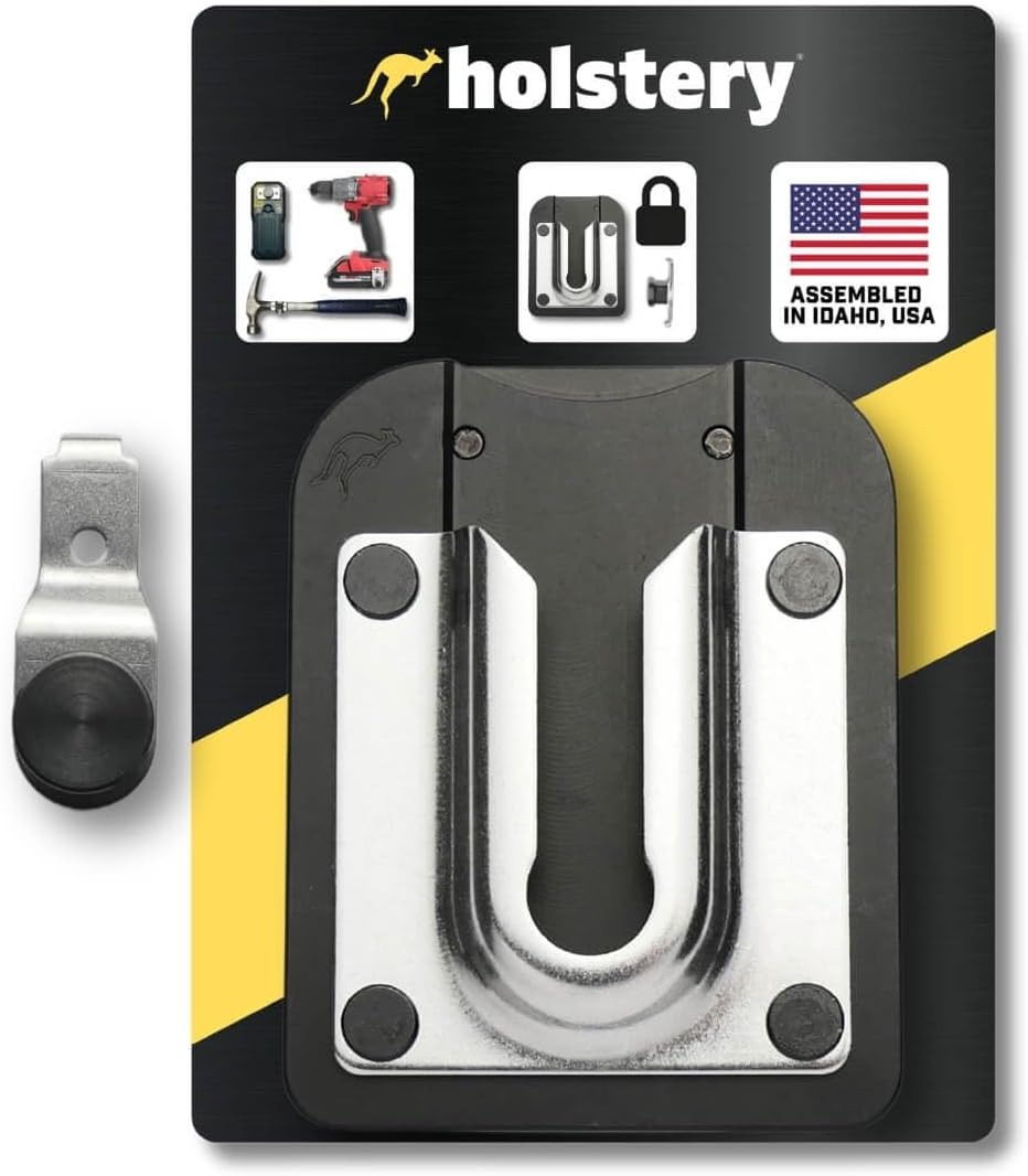 Pinpal Pro | Universal Tool Holster – Gravity Locking Clip-On Tool Belt Holder f