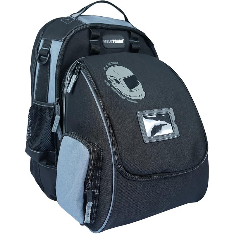 Large Capacity Detachable Welding Bag W/ Helmet Storage Durable Military Fabric