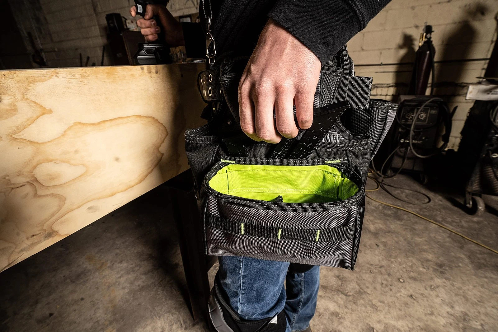 TrapJaw Pro Framing Tool Rig, Heavy-Duty Work Belt Organizer with Pockets