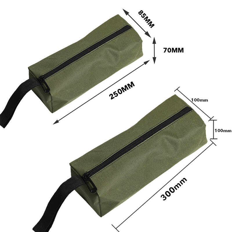 Zipper Tool Bag Firm Organize Storage Small Parts Hand Tool Plumber Electrician