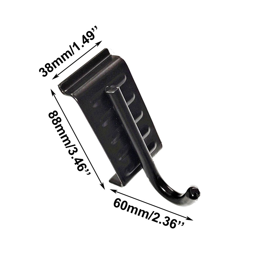 Sleek Design Wall Mount Rack Perfect for Organizing Various Tools Easily