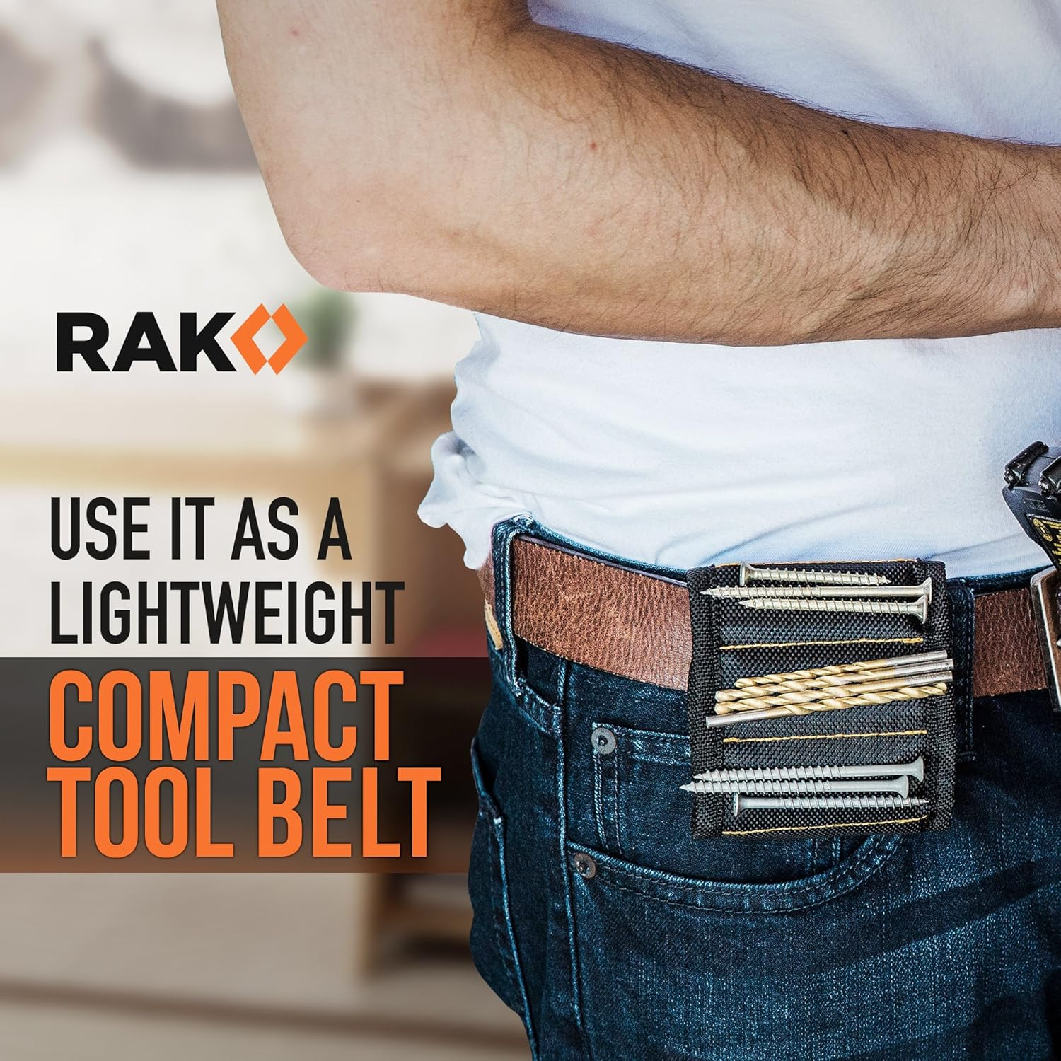 Magnetic Wristband Tool Belt for Men Holds Screws Nails Stocking Gift