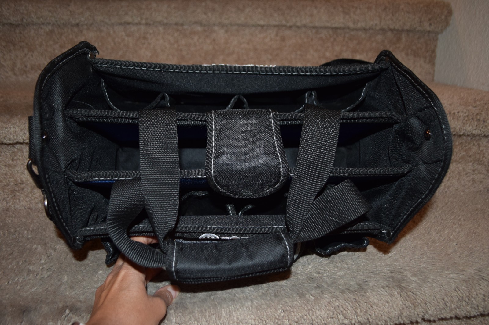 Kobalt Blue and Black Tool Bag Workhorse Carrying Storage