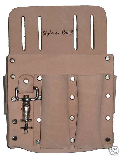 Style n Craft 94126 – Electrician’s Tool Pouch in Heavy Top Grain Leather