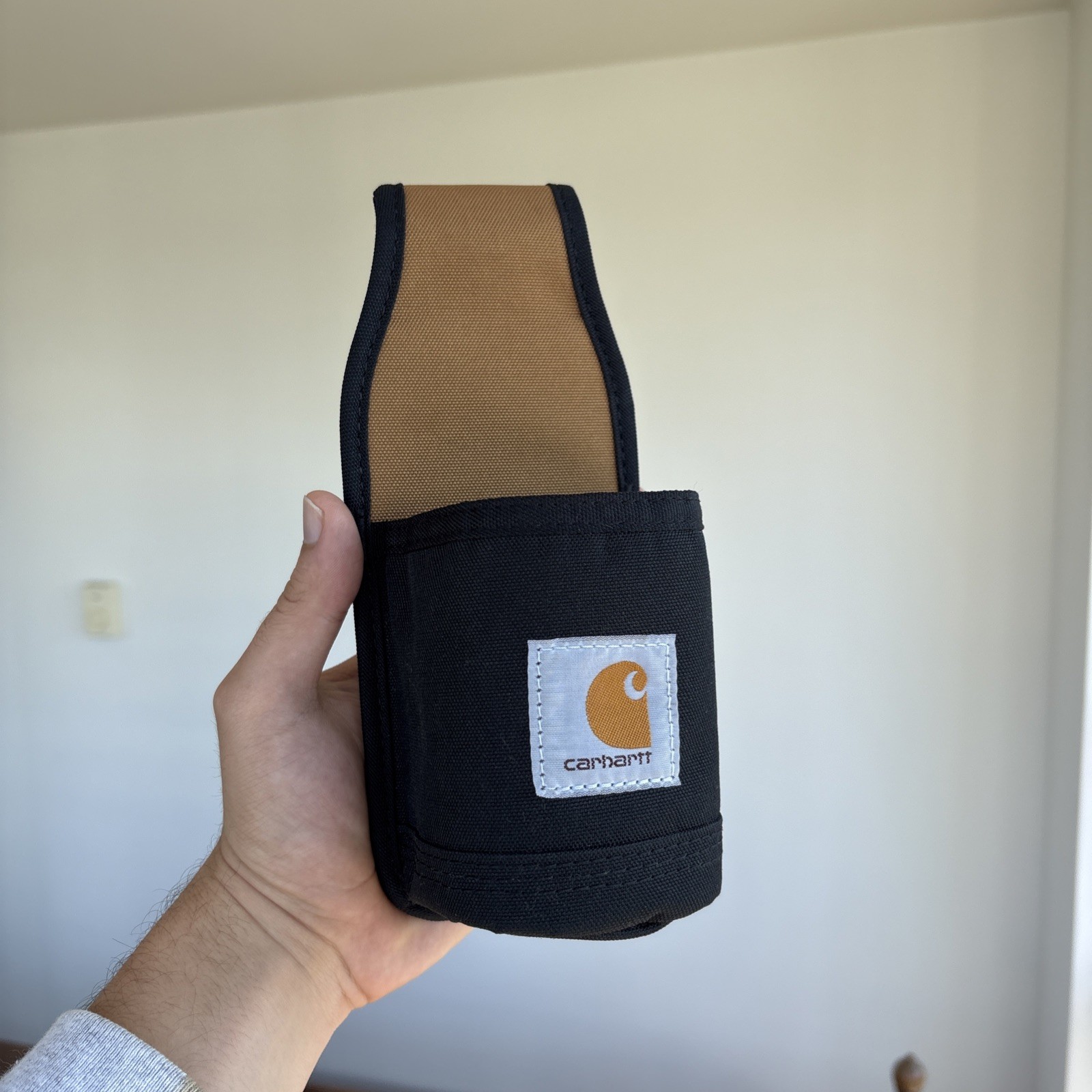 Carhartt Beverage Holster Can Cooler Black Drink Holder Belt Loop Utility Beer