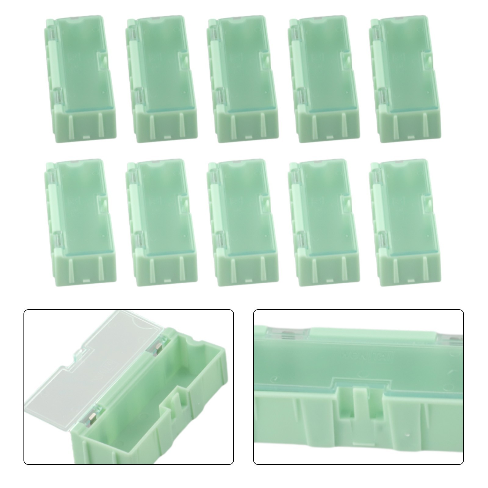 Efficiently Store Electronic Components 10PCS SMT Case 75×31 5×21 5mm