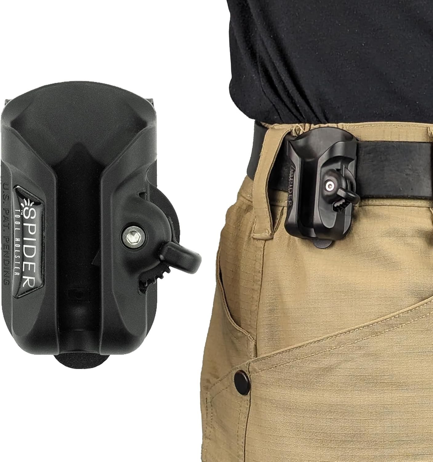 Tool Holster – Self Locking, Quick Draw, Universal Tool Holder – Clips onto Any