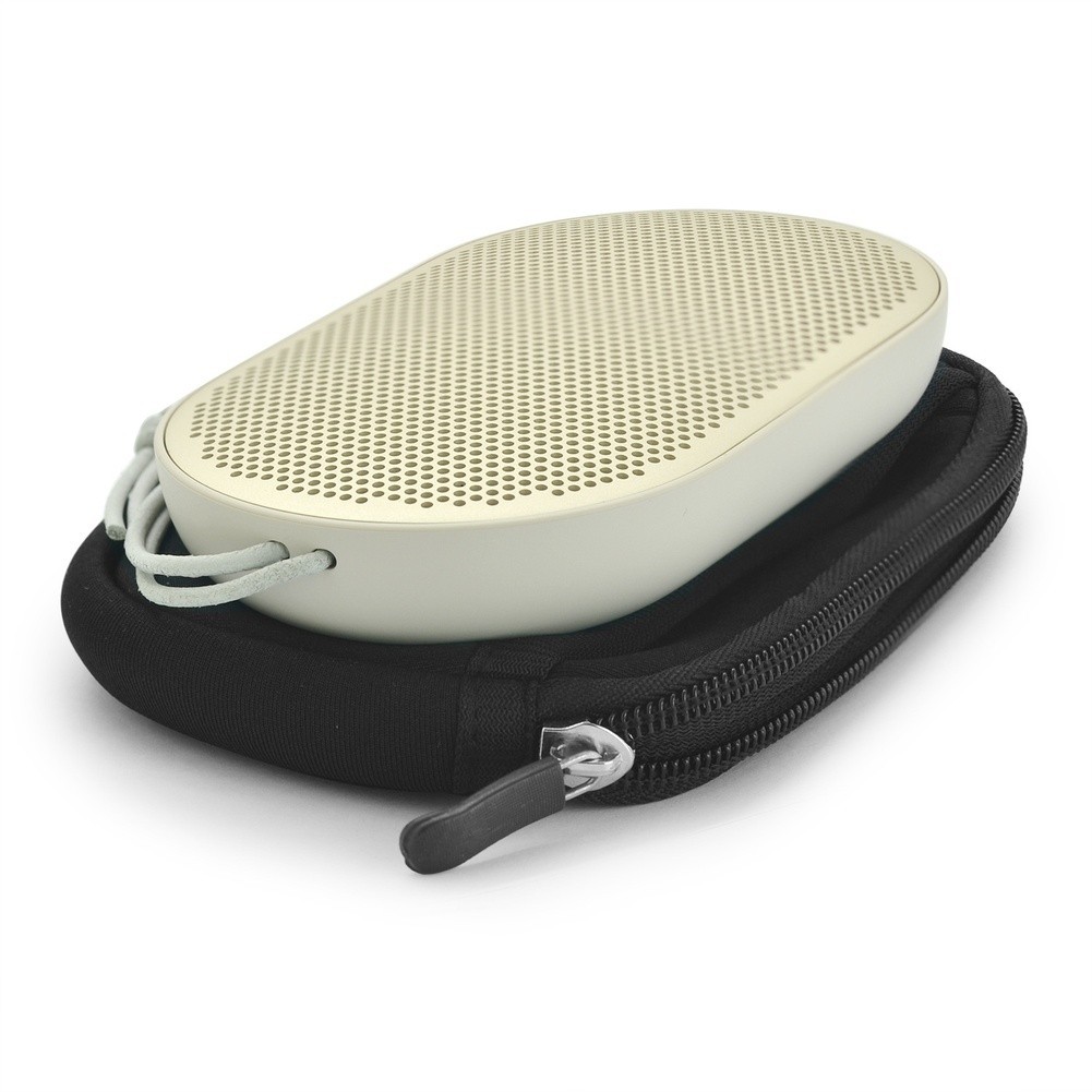 For B&O P2 Speaker Protective Case Diving Material 15×10.5×3.2cm Zipper Closure