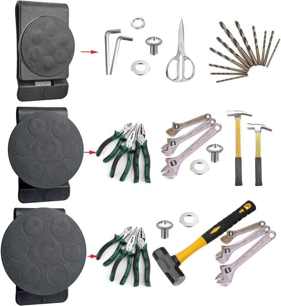 Xxhong Belt Magnetic Clips Heavy Duty Magnetic Tool Holder Black Magnet Belt Org