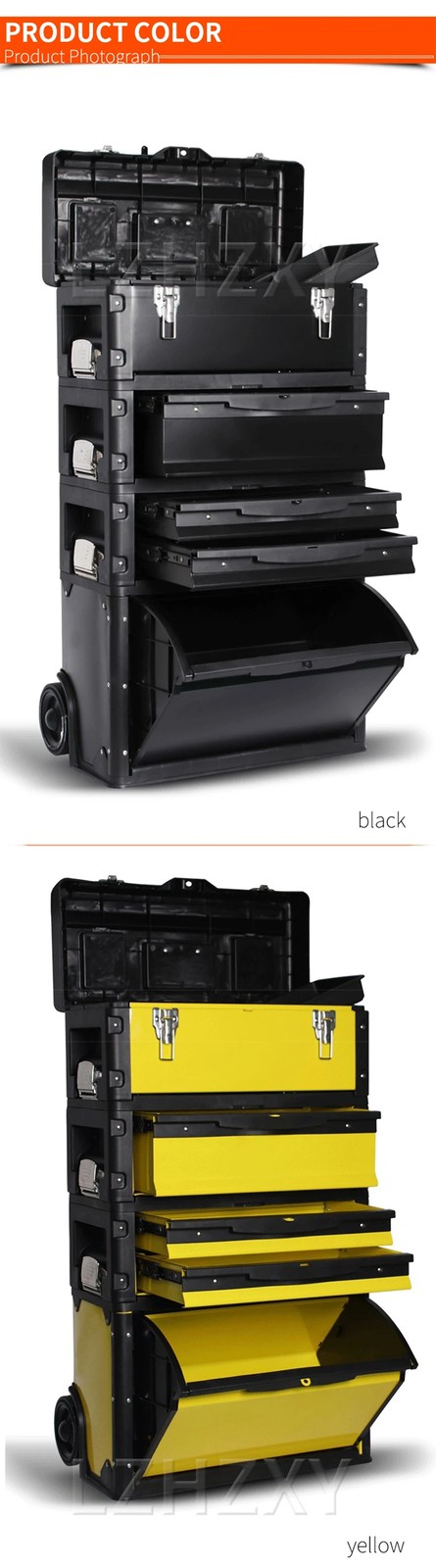 Four-layer Combination Trolley Tool Box Multifunctional Trolley Tool Box