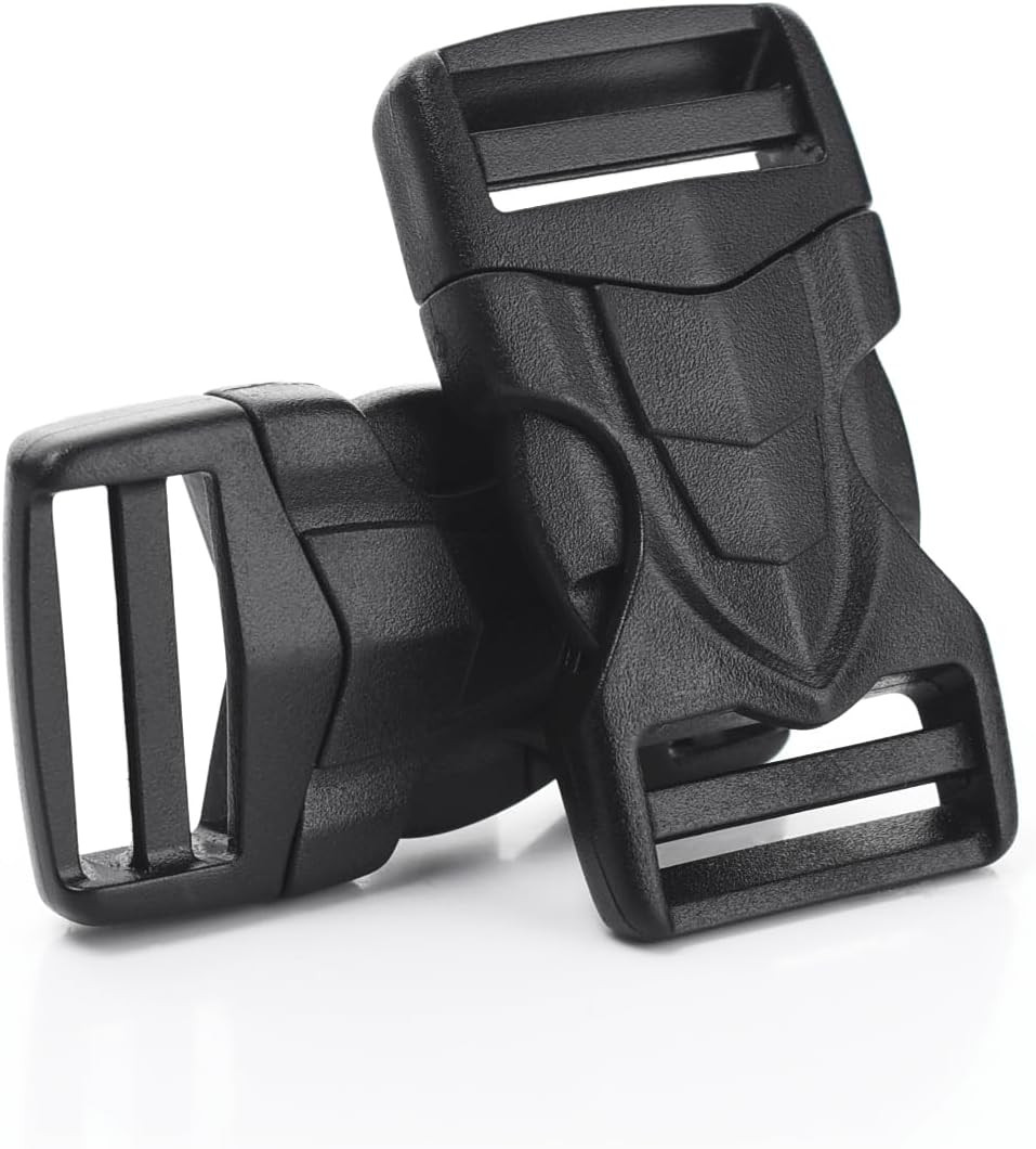6 Pack 3/4″ Buckles for Strap Quick Side Release Buckles Replacement, Backpac…