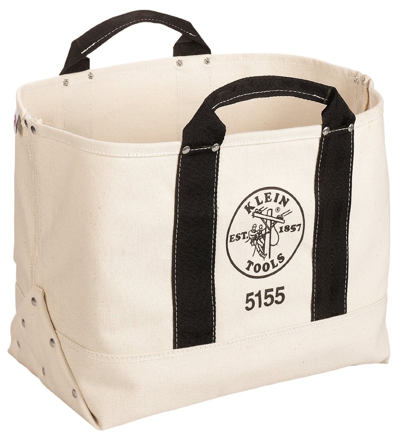 Klein Tools 5155 Canvas Tool Bag, 17-Inch