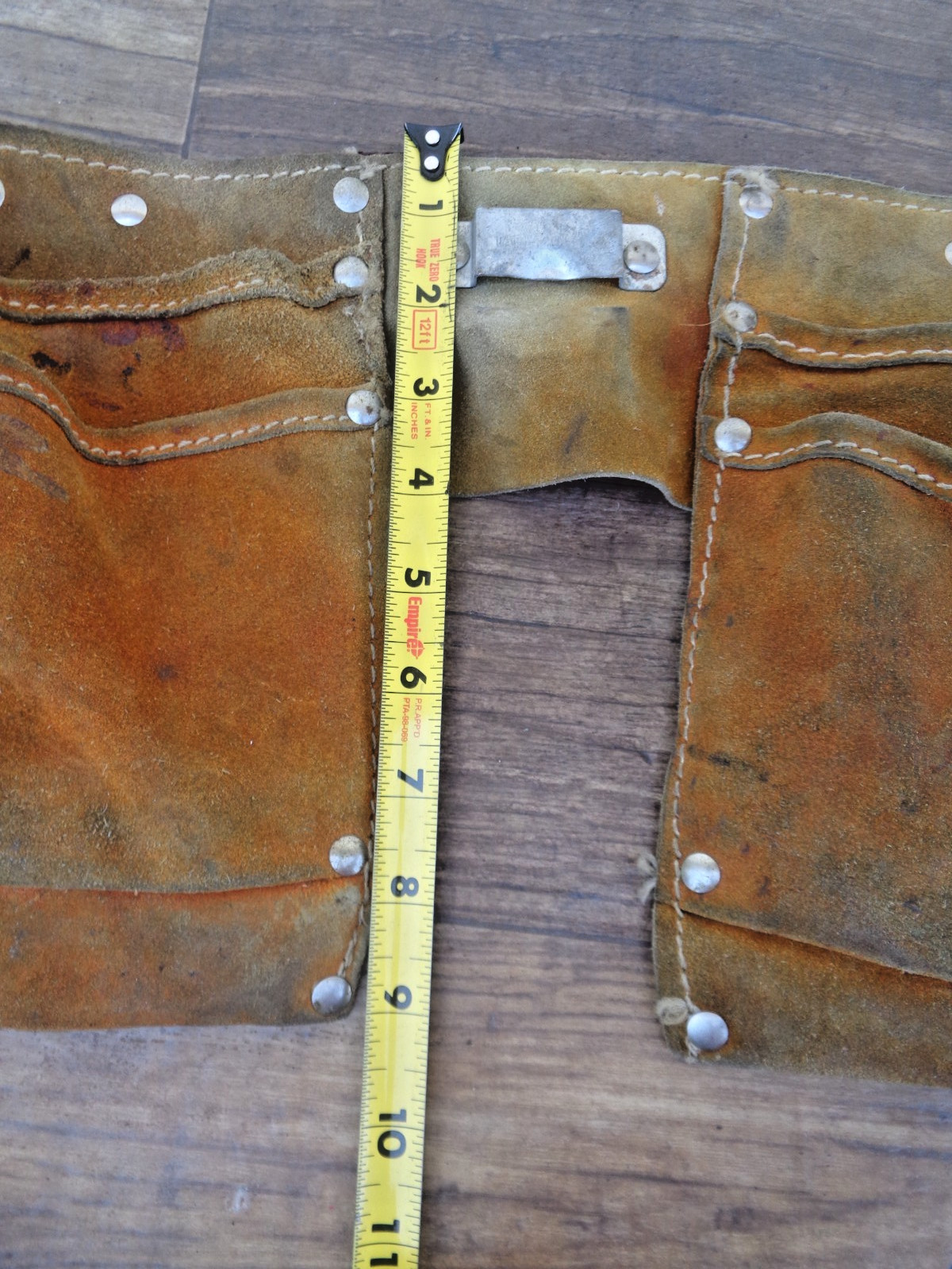 Suede Tool Belt w/ Nylon Strap Belt – Up to 40″ Waist