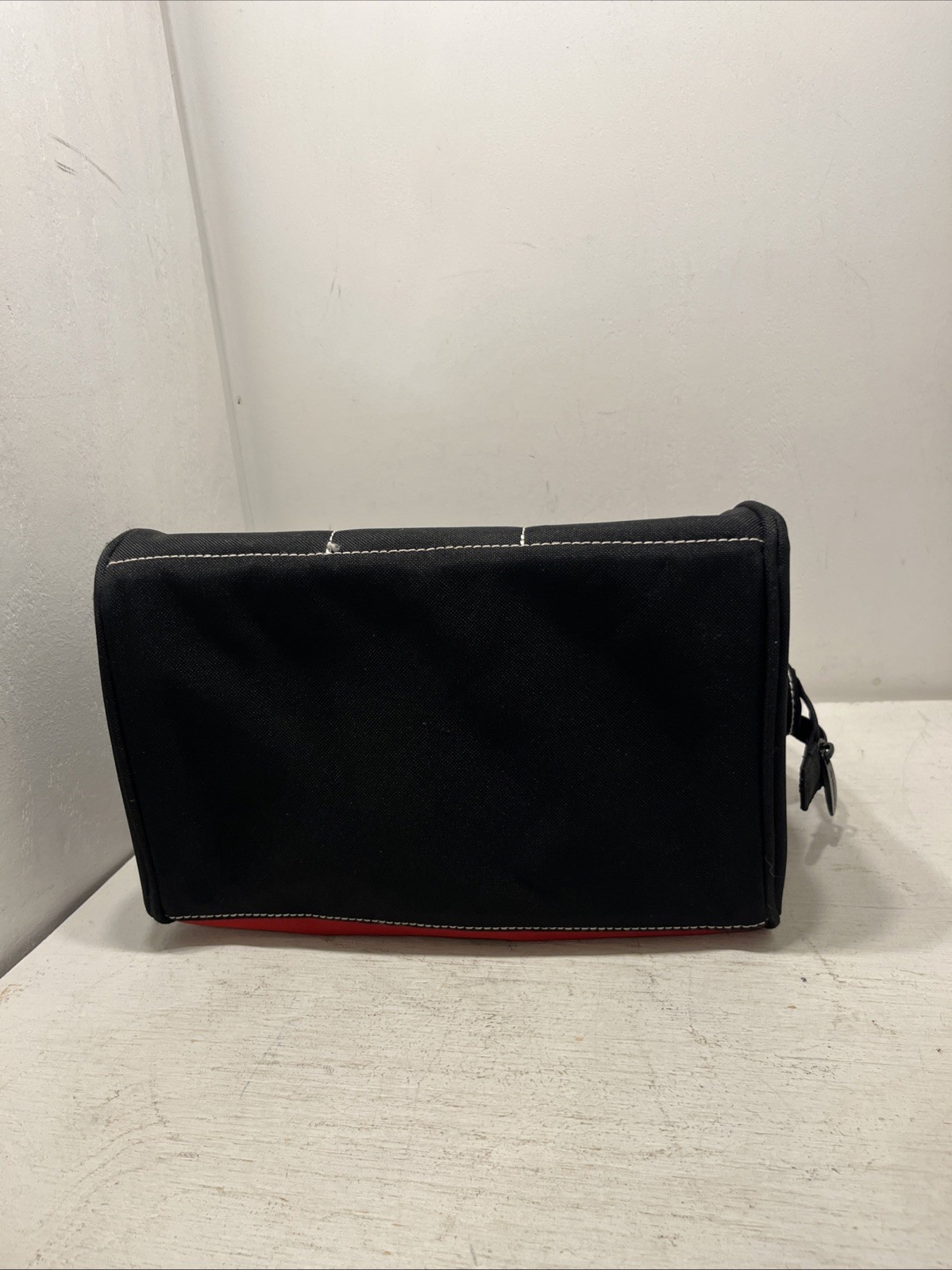 Husky Tool Bag 12 in. 4 Pocket Zipper Top Garage Mechanic Red Black