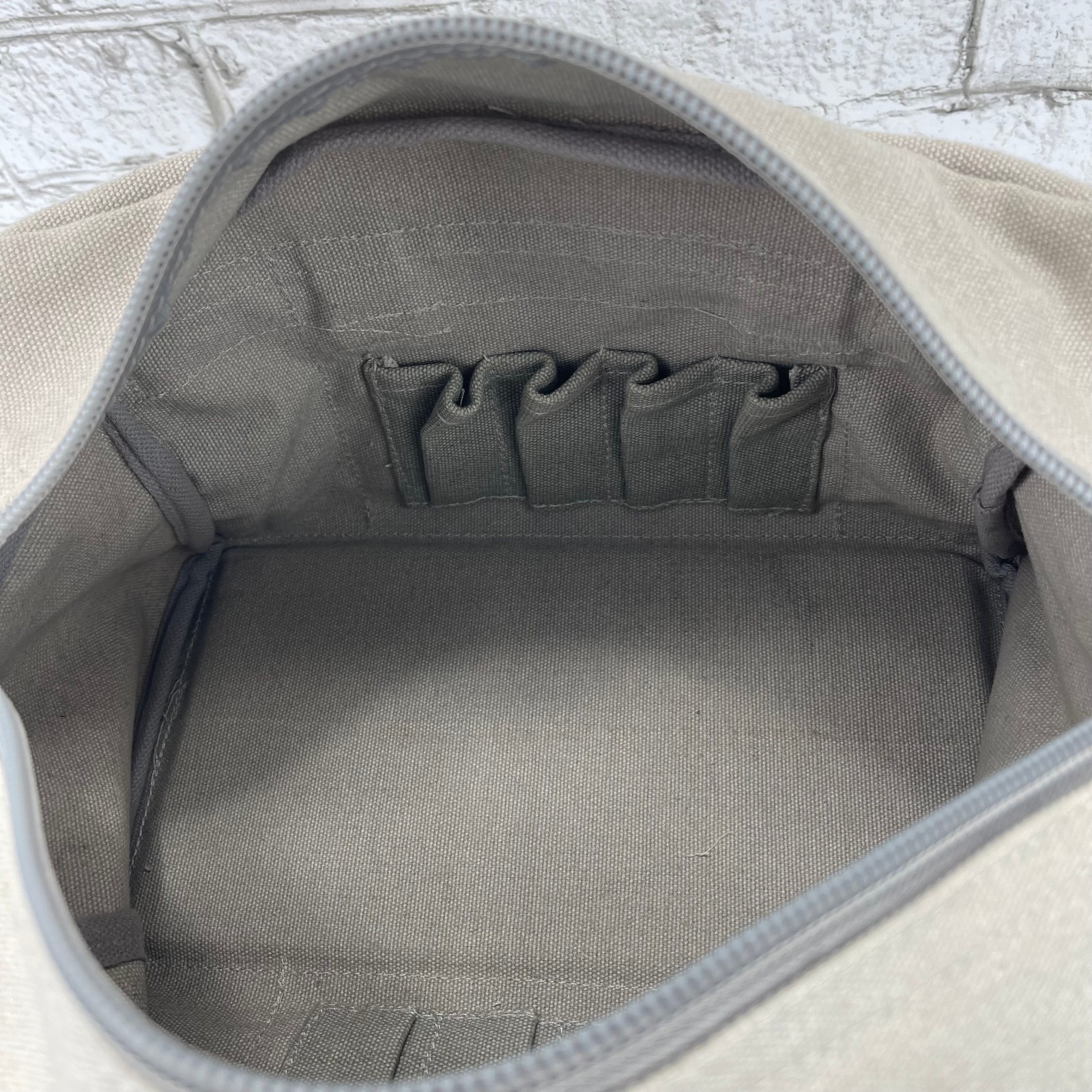 Rothco Gray Heavy Duty Cotton Canvas 11″ x 7″ Tool Bag 37572