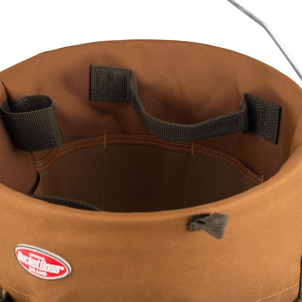 Bucket Tool Organizer Brown 10030 Poly PVC PP Ferric Fits Most 5 Gallon Buckets