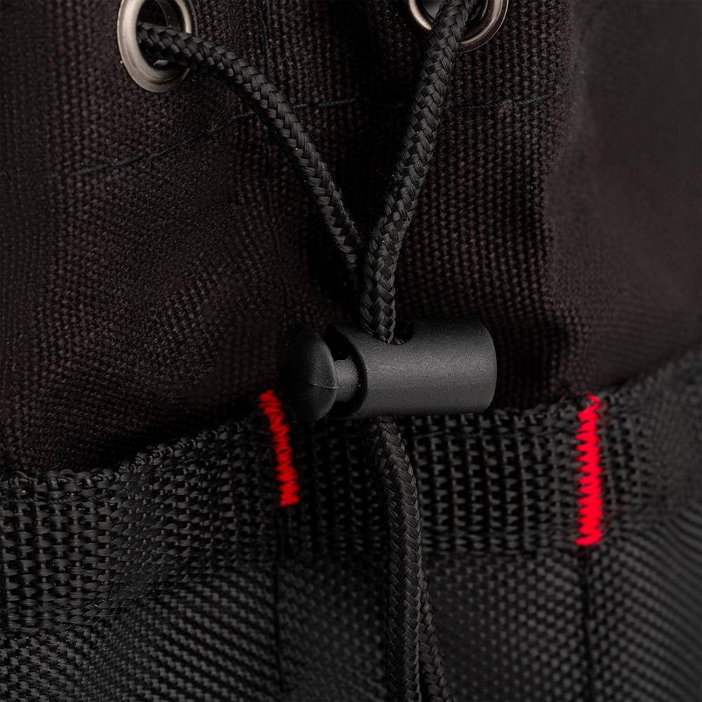 10 In Parachute Grab Bag Heavy Duty Small Parts19 Compartment Storage Tool Black